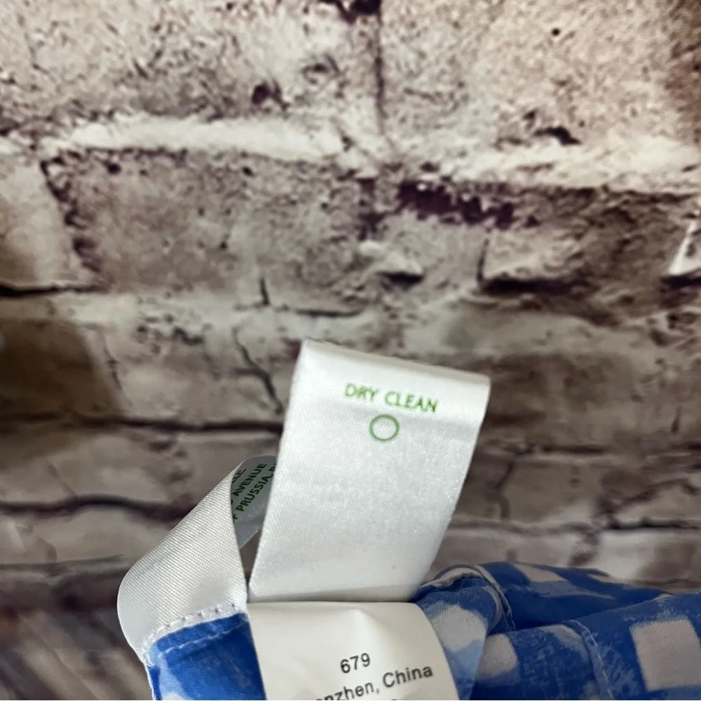 Lilly Pulitzer Blue Check Sleeveless Top - Picture 10 of 11